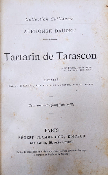 TARTARIN DE TARASCON.