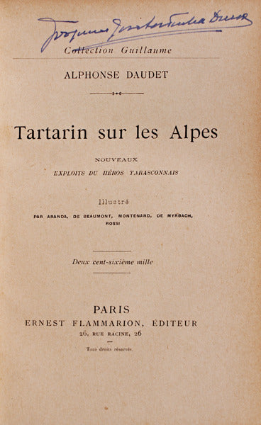 TARTARIN SUR LES ALPES.