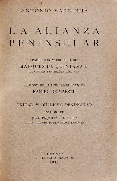 LA ALIANZA PENINSULAR.