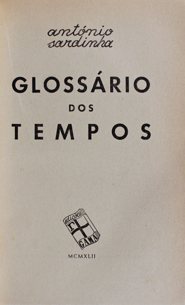 GLOSSÃRIO DOS TEMPOS.