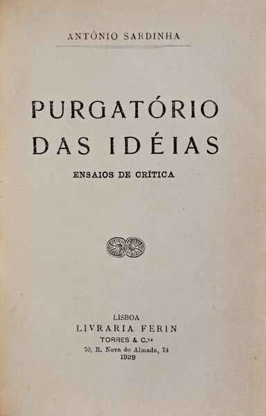 PURGATÃ“RIO DAS IDÃ‰IAS.