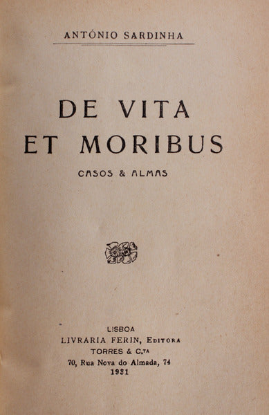 DE VITA ET MORIBUS.