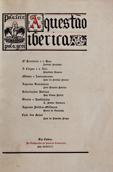 A QUESTÃƒO IBÃ‰RICA.