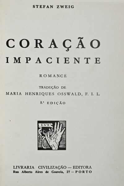 CORAÃ‡ÃƒO IMPACIENTE. [8.Âª ediÃ§Ã£o]