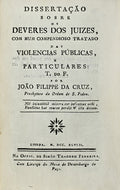 DISSERTAÃ‡ÃƒO SOBRE OS DEVERES DOS JUIZES,