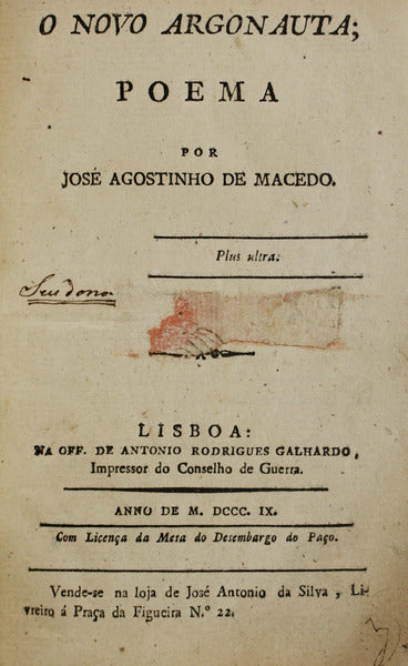 O NOVO ARGONAUTA; POEMA