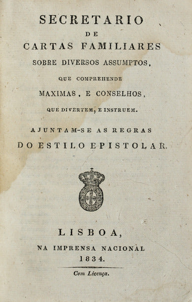 SECRETARIO DE CARTAS FAMILIARES SOBRE DIVERSOS ASSUMPTOS.