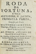 RODA DA FORTUNA, E VIDA DE ALEXANDRE E JACINTA,