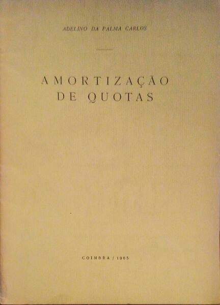 AMORTIZAÃ‡ÃƒO DE QUOTAS.