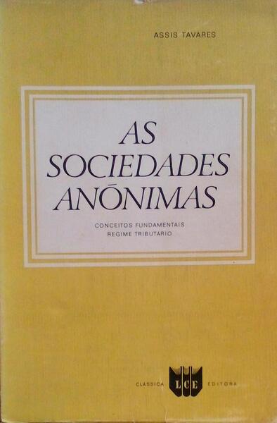AS SOCIEDADES ANÃ“NIMAS.