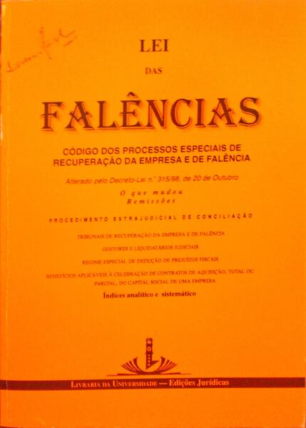 LEI DAS FALÃŠNCIAS.