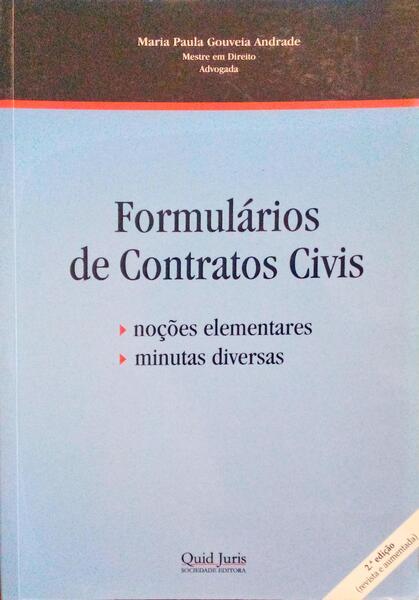 FORMULÃRIOS DE CONTRATOS CIVIS.