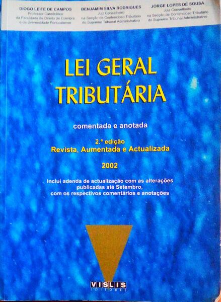 LEI GERAL TRIBUTÃRIA.
