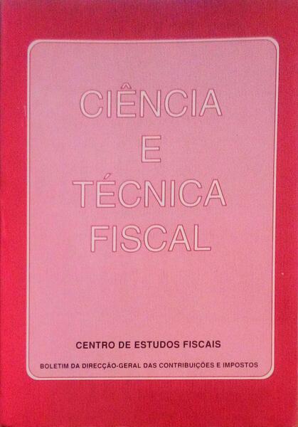 CIÃŠNCIA E TÃ‰CNICA FISCAL, N.Âº 370, JUNHO-SETEMBRO 1993.