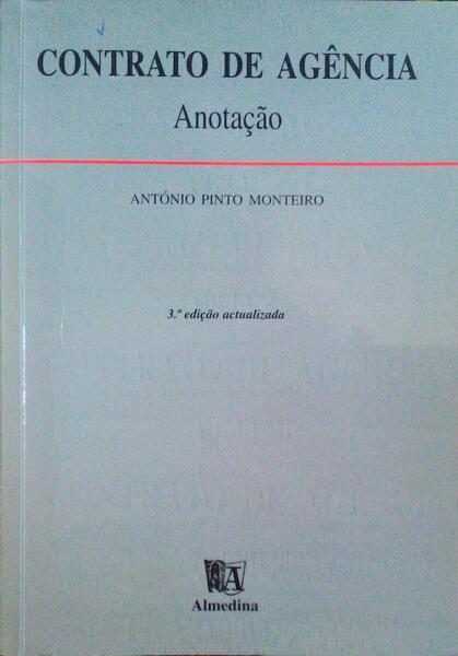 CONTRATO DE AGÃŠNCIA. [3.Âª EDIÃ‡ÃƒO]