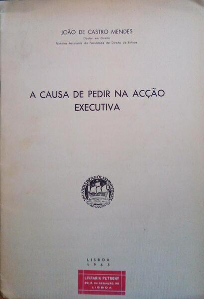 A CAUSA DE PEDIR NA ACÃ‡ÃƒO EXECUTIVA.