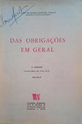 DAS OBRIGAÃ‡Ã•ES EM GERAL. [Volume II/2.Âª EDIÃ‡ÃƒO]