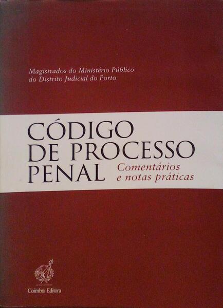 CÃ“DIGO DE PROCESSO PENAL.