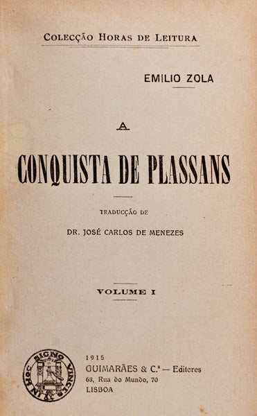 A CONQUISTA DE PLASSANS. [2 VOLS.]