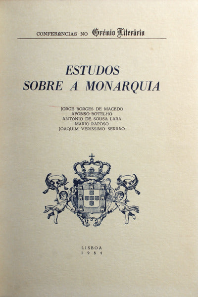 ESTUDOS SOBRE A MONARQUIA.