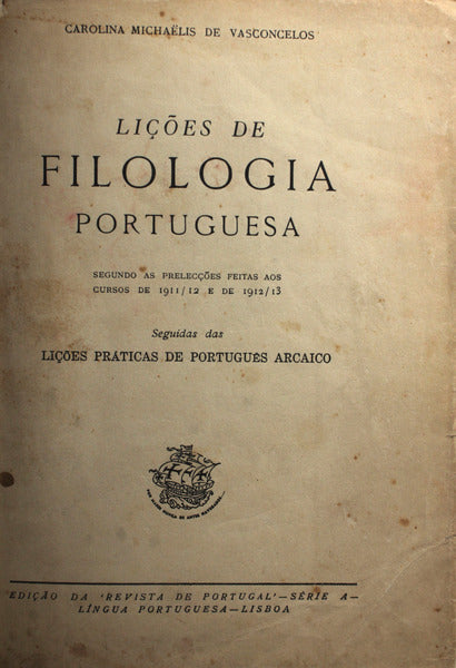 LIÃ‡Ã•ES DE FILOLOGIA PORTUGUESA.