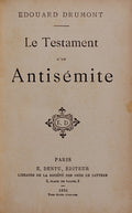LE TESTAMENT D'UN ANTISÃ‰MITE.