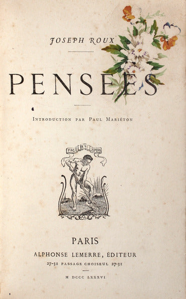 PENSÃ‰ES.