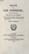 TRAITÃ‰ DE LA PAIX INTÃ‰RIEURE,