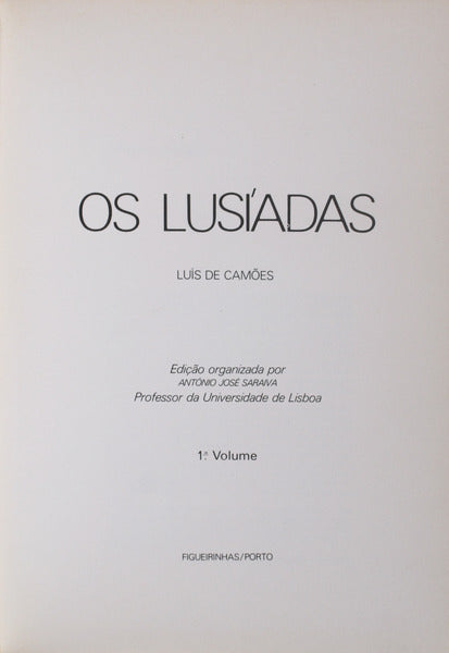 OS LUSÃADAS. [1978 - FIGUEIRINHAS]