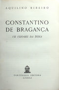 CONSTANTINO DE BRAGANÃ‡A. VII VIZO-REI DA ÃNDIA.