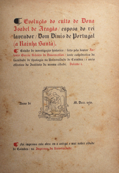 EVOLUÃ‡ÃƒO DO CULTO DE DONA ISABEL DE ARAGÃƒO.