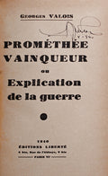 PROMÃ‰THÃ‰E VAINQUEUR OU EXPLICATION DE LA GUERRE.
