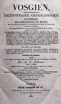 VOSGIEN. DICTIONNAIRE GEOGRAPHIQUE UNIVERSEL.