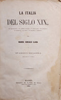 LA ITALIA DEL SIGLO XIX.
