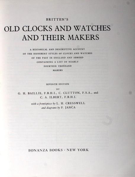 OLD CLOCKS AND WATCHES AND THEIR MAKERS.