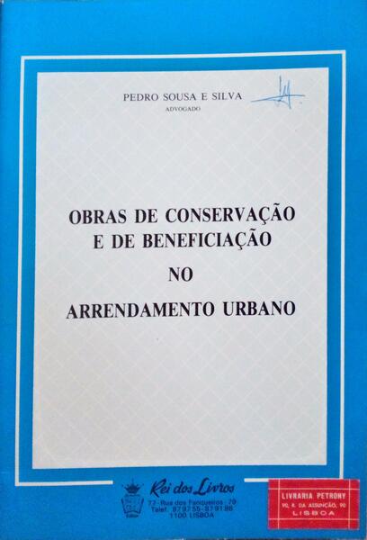 OBRAS DE CONSERVAÃ‡ÃƒO E DE BENEFICIAÃ‡ÃƒO NO ARRENDAMENTO URBANO.