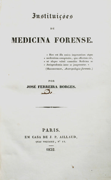 INSTITUIÃ‡Ã•ES DE MEDICINA FORENSE.