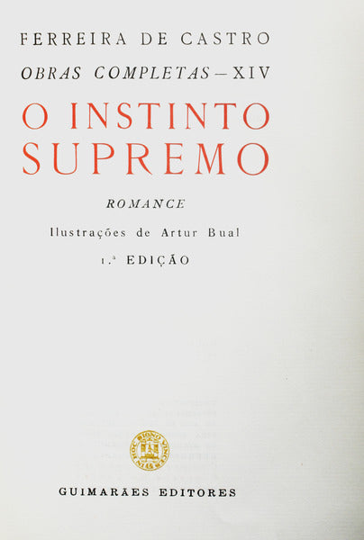 O INSTINTO SUPREMO. [1.Âª EDIÃ‡ÃƒO]