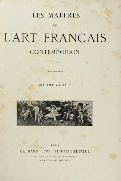LES MAITRES DE L'ART FRANÃ‡AIS CONTEMPORAIN.
