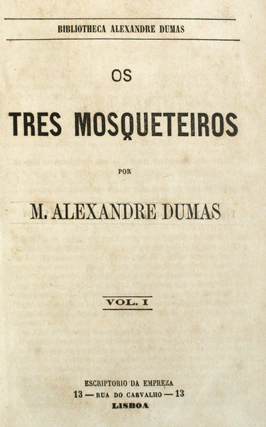 OS TRES MOSQUETEIROS.