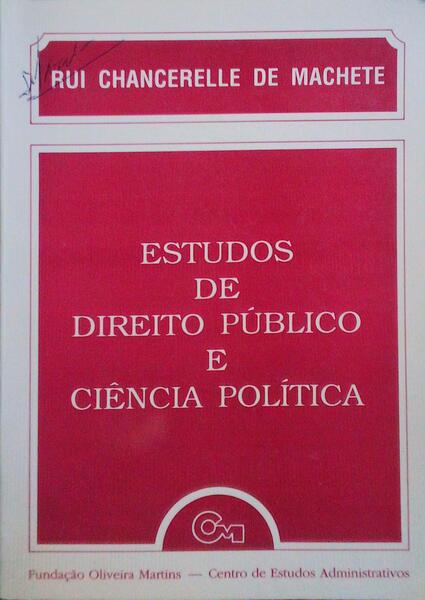 ESTUDOS DE DIREITO PÃšBLICO E CIÃŠNCIA POLÃTICA.