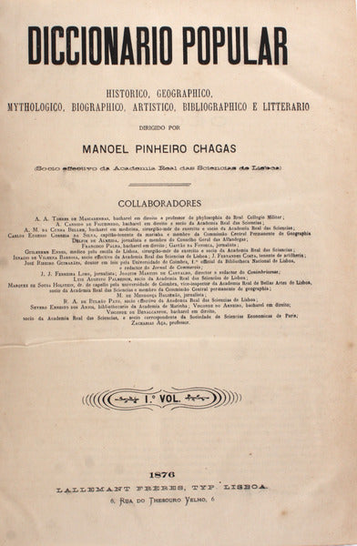 DICCIONARIO POPULAR,