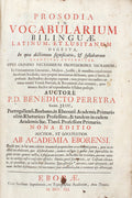 PROSODIA IN VOCABULARIUM BILINGUAE, LATINUM, ET LUSITANUM DIGESTA, [11Âª EDIÃ‡ÃƒO]