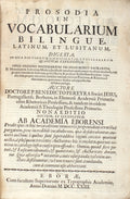 PROSODIA IN VOCABULARIUM BILINGUAE, LATINUM, ET LUSITANUM DIGESTA, [9Âª EDIÃ‡ÃƒO]