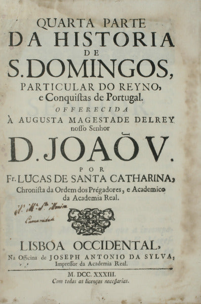 QUARTA PARTE DA HISTORIA DE S. DOMINGOS,