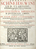 IN QUATUOR INSTITUTIONUM IMPERIALIUM D. JUSTINIANI LIBROS, COMMENTARII,