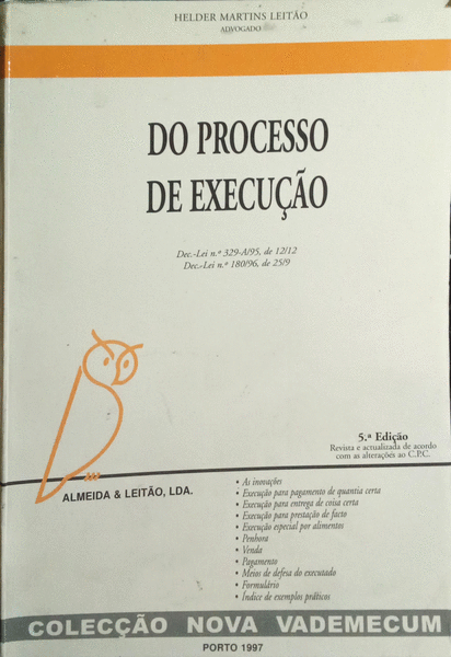 DO PROCESSO DE EXECUÃ‡ÃƒO.