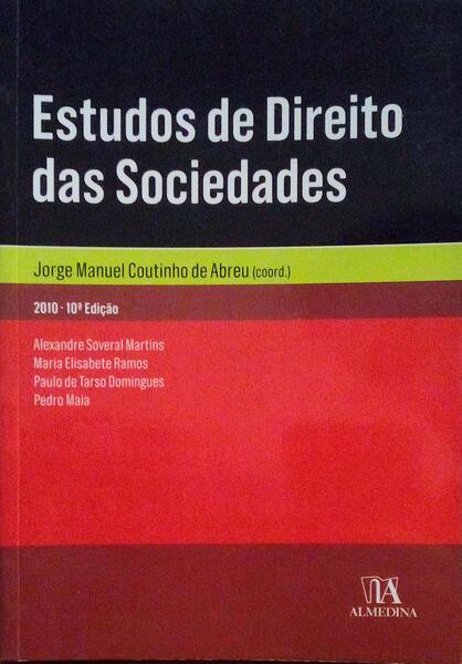 ESTUDOS DE DIREITO DAS SOCIEDADES.