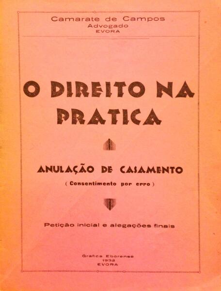 O DIREITO NA PRATICA. ANULAÃ‡ÃƒO DE CASAMENTO (CONSENTIMENTO POR ERRO). PETIÃ‡ÃƒO INICIAL E ALEGAÃ‡Ã•ES FINAIS.