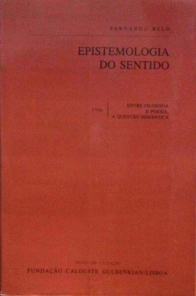 EPISTEMOLOGIA DO SENTIDO.